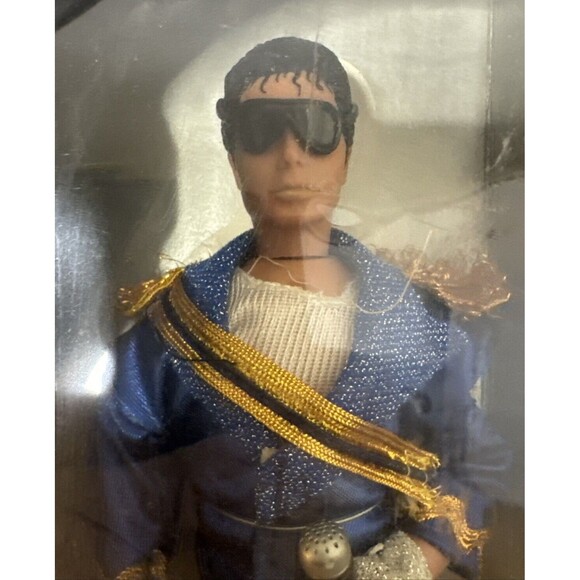 Michael Jackson Doll Grammy Awards Outfit Superstar of The 80s Blue - Picture 2 of 7